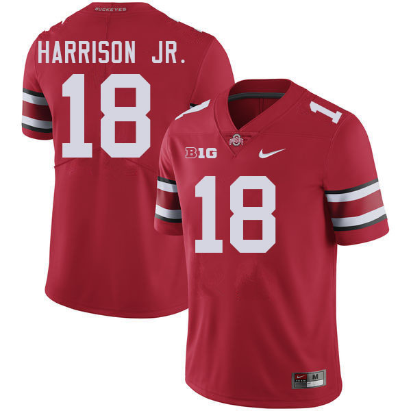 Marvin Harrison Jr. Ohio State Buckeyes Jersey College Football Uniforms-Red